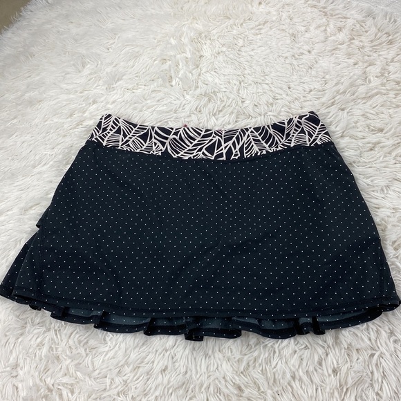 Lululemon Run: Pace Setter Skirt Sweet Spot Black Angel Wing - Picture 2 of 8